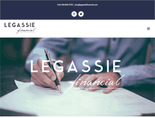 Tablet Screenshot of legassiefinancial.com